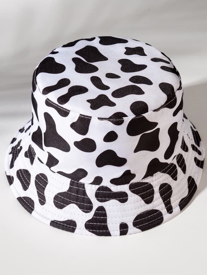 Панама двусторонняя MINAKU, белый, чёрная, размер 58