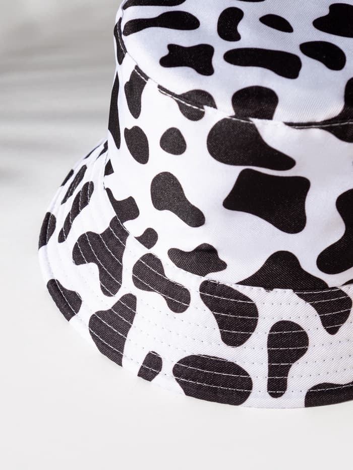 Панама двусторонняя MINAKU, белый, чёрная, размер 58