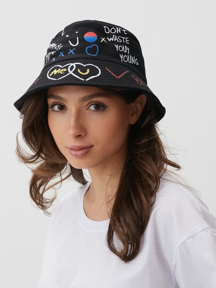 Панама женская MINAKU, чёрная, размер 58