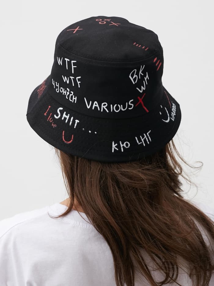 Панама женская MINAKU, чёрная, размер 58