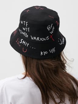 Панама женская MINAKU, чёрная, размер 58