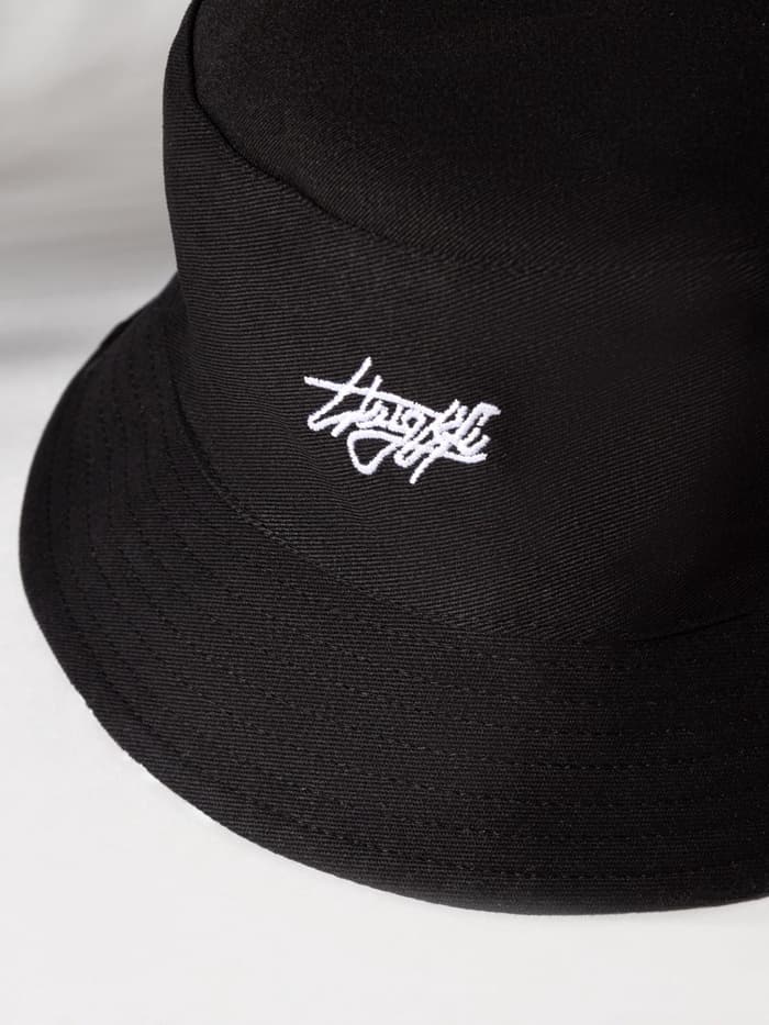 Панама двусторонняя унисекс MINAKU с надписями, чёрная, размер 58