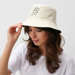 Панама двусторонняя MINAKU «Лицо», бежевый, размер 56-58