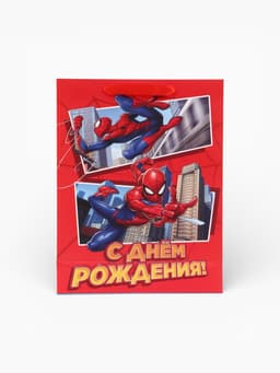 Пакет подарочный «С днём рождения!», 31×40×11.5 см