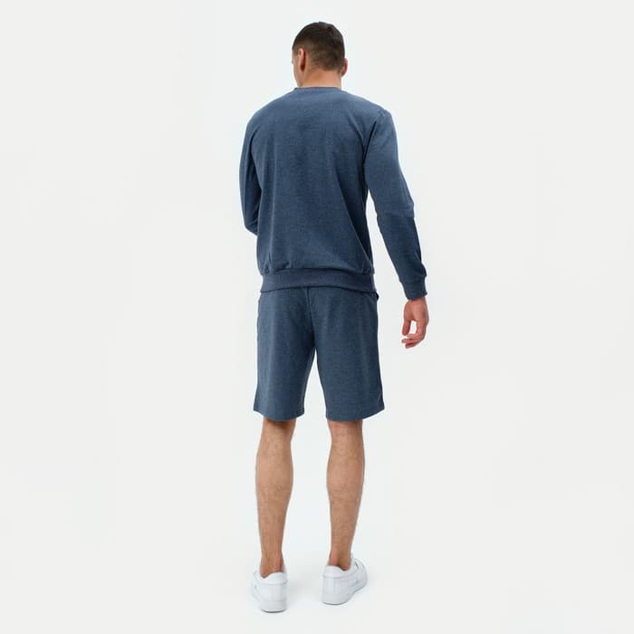 Свитшот мужской MINAKU: Casual collection MAN, размер 52, цвет индиго меланж