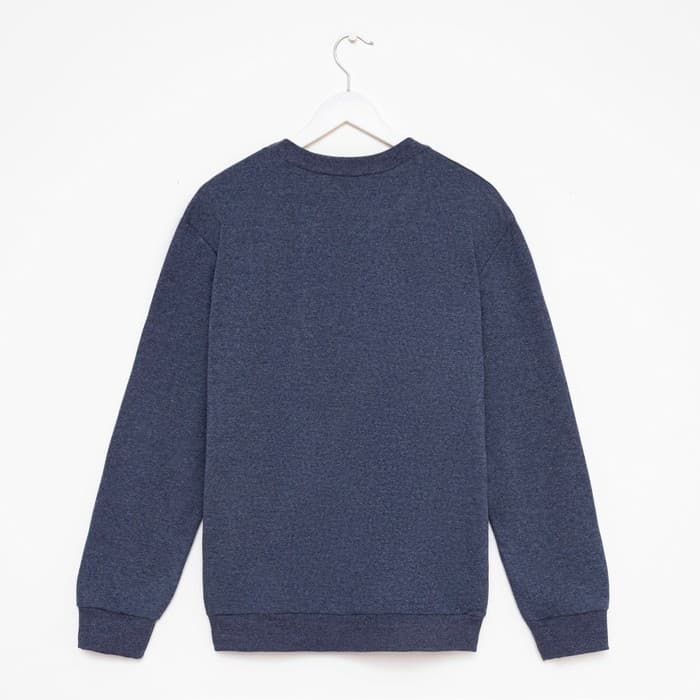 Свитшот мужской MINAKU: Casual collection MAN, размер 54, цвет индиго меланж