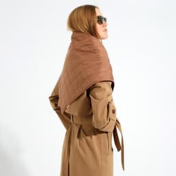 Платок женский MINAKU: Casual Collection, размер 120×80, коричневый