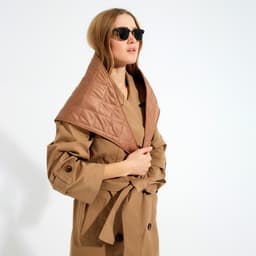Платок женский MINAKU: Casual Collection, размер 120×80, коричневый