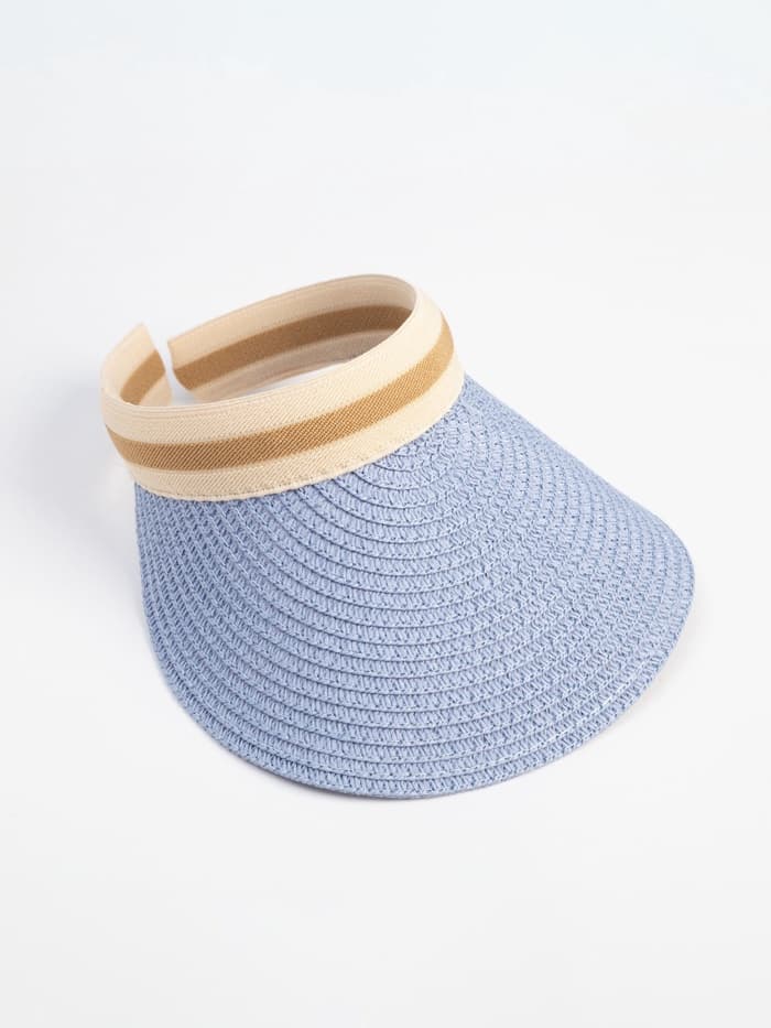 Козырёк плетёный для девочки MINAKU, синий, размер 50-52
