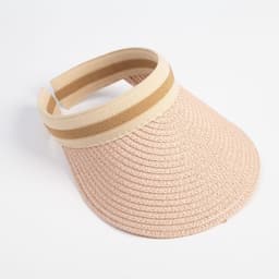 Козырёк плетёный для девочки MINAKU, розовый, размер 50-52