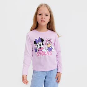 Футболка с длинным рукавом Stars, Disney, рост 86-92 см, лиловая