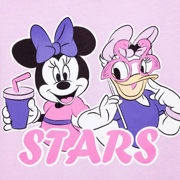Футболка с длинным рукавом Stars, Disney, рост 86-92 см, лиловая
