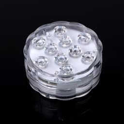 Светильник подводный, 10 LED, 3 Вт, IP68, RGB, от батареек 3хААА (не в компл.)