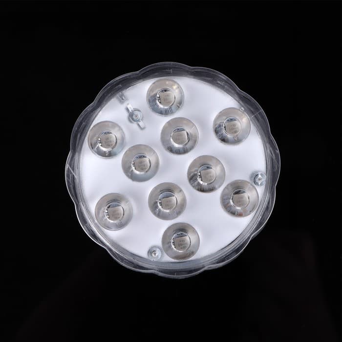 Светильник подводный, 10 LED, 3 Вт, IP68, RGB, от батареек 3хААА (не в компл.)