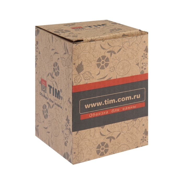 Донный клапан TIM BAR 0801B, для раковины, с переливом, высота 8 см