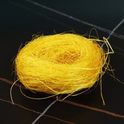 Гнездо, 7 см, крашеная солома, МИКС