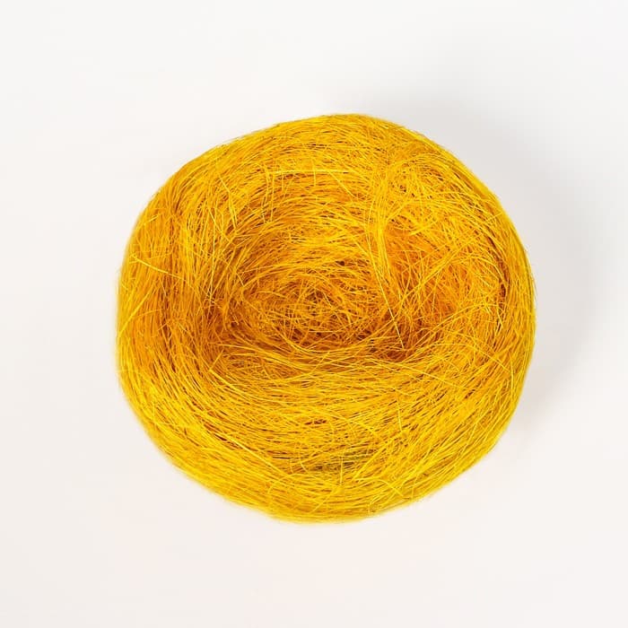 Гнездо, 10 см, крашеная солома, МИКС