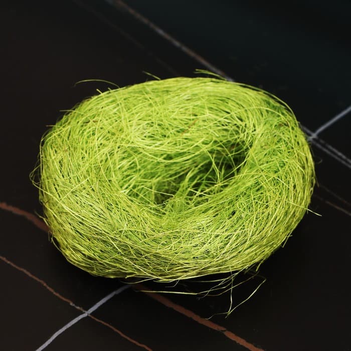 Гнездо, 10 см, крашеная солома, МИКС