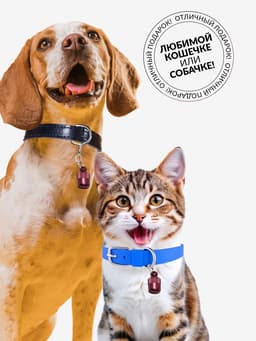 Адресник-капсула под записку «Бочонок», 1.1×2.3 см, металл, красный