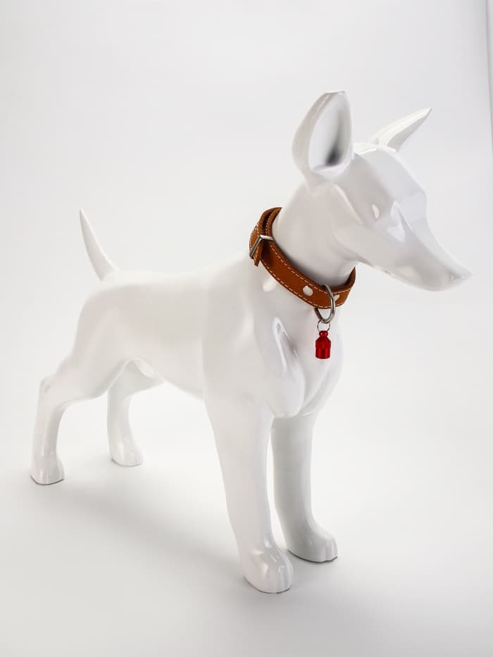 Адресник-капсула под записку «Бочонок», 1.1×2.3 см, металл, красный