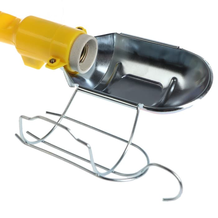 Светильник Luazon Lighting, под лампу E27, переносной, с выключателем, 15 метров, жёлтый