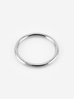 Кольцо для бретелей, металлическое, 10 мм, цвет серебряный