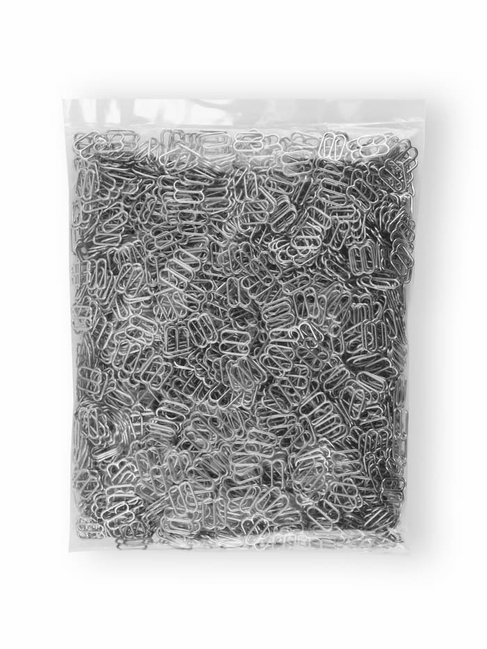 Регулятор для бретелей, металлический, 10 мм, цвет серебряный