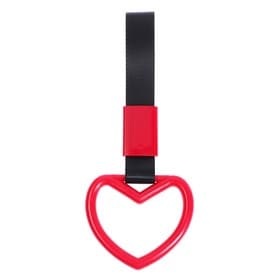 Подвеска для автомобиля, цурикава, JDM «Сердце» 9.5 см, красный