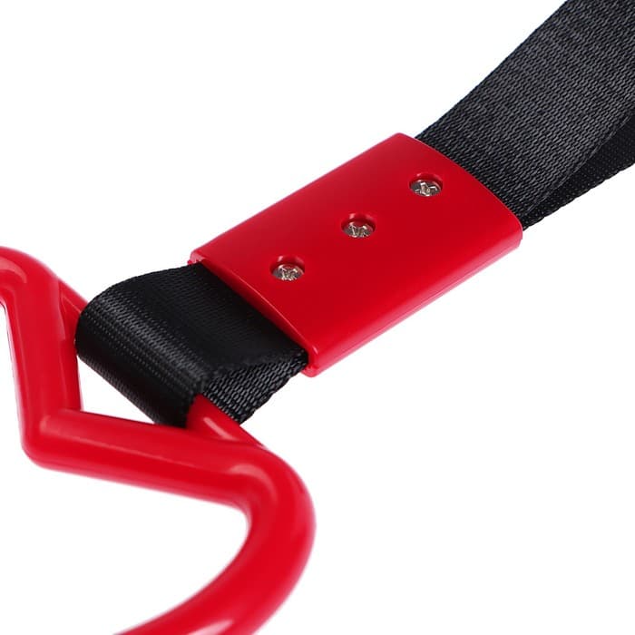 Подвеска для автомобиля, цурикава, JDM «Сердце» 9.5 см, красный