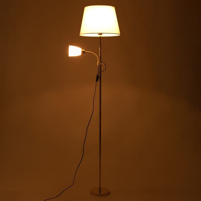 Торшер 19030/2GD, E27, 40 Вт, золото, 41×41×180 см