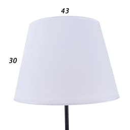 Торшер 19030/2BK, E27, 40 Вт, чёрный, 41×41×180 см
