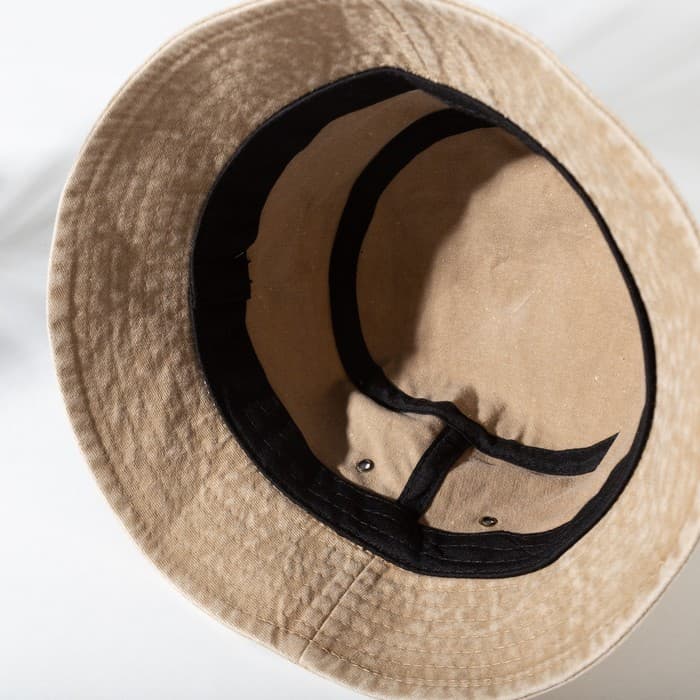 Панама однотонная унисекс MINAKU, цвет бежевый, размер 56-58, твил