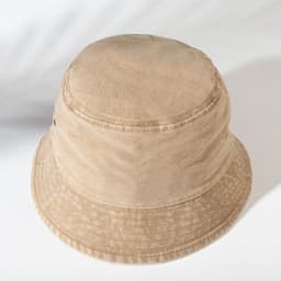 Панама однотонная унисекс MINAKU, цвет бежевый, размер 56-58, твил