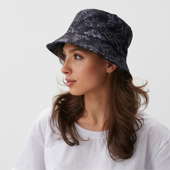 Панама MINAKU, чёрная, размер 56-58