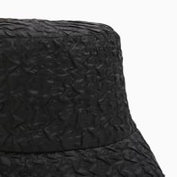 Панама женская однотонная MINAKU, чёрная, размер 56-58, ткань плащёвая