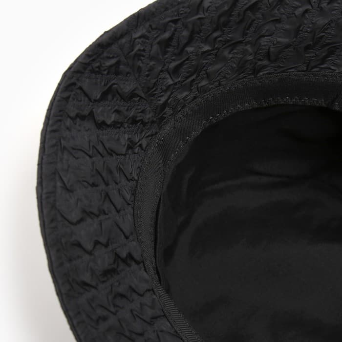 Панама женская однотонная MINAKU, чёрная, размер 56-58, ткань плащёвая