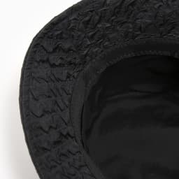 Панама женская однотонная MINAKU, чёрная, размер 56-58, ткань плащёвая