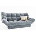 Диван прямой «Клик кляк», механизм книжка, спальное место 1350×2080 мм, цвет селфи 15 / подушки селфи 01