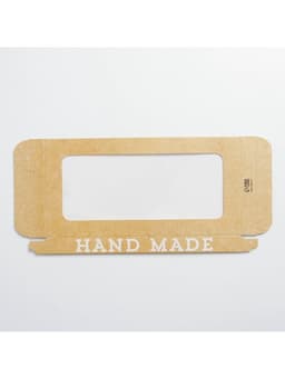 Коробка для шоколада, кондитерская упаковка, «Hand made», с окном, 17.3×8.8×1.5 см