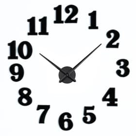Цифры для часов 15 штук, h=2.5 см, чёрный, механизм в комплектацию не входит