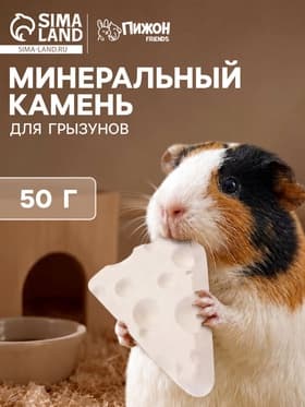 Минеральный камень для грызунов «Пижон», сыр, 50 г