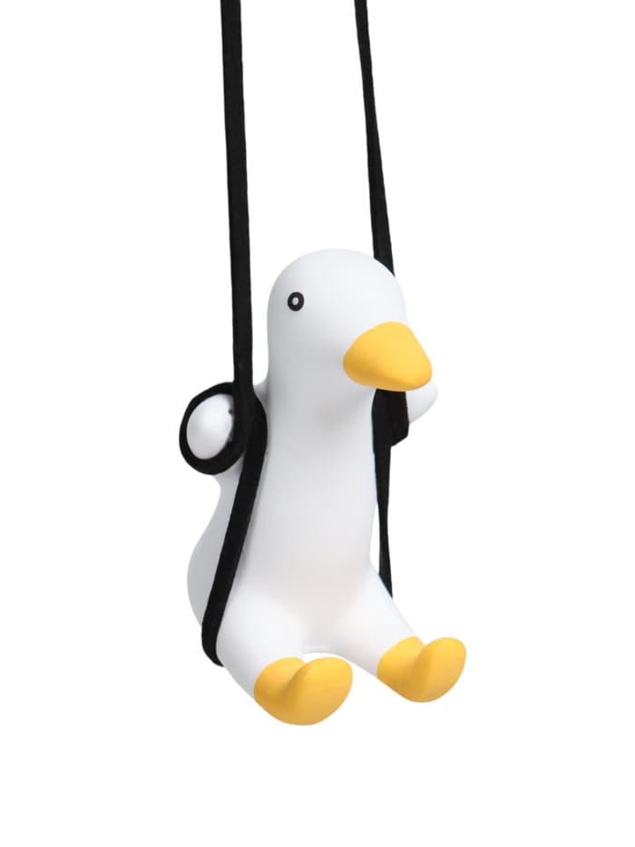 Подвес автомобильный, на зеркало «Утка» высота 6 см, шнурок 50 см