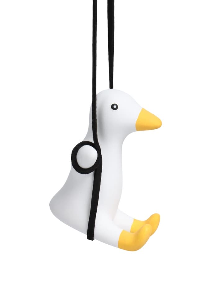 Подвес автомобильный, на зеркало «Утка» высота 6 см, шнурок 50 см