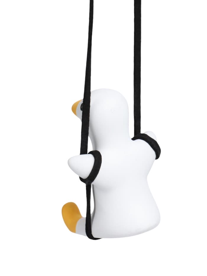 Подвес автомобильный, на зеркало «Утка» высота 6 см, шнурок 50 см