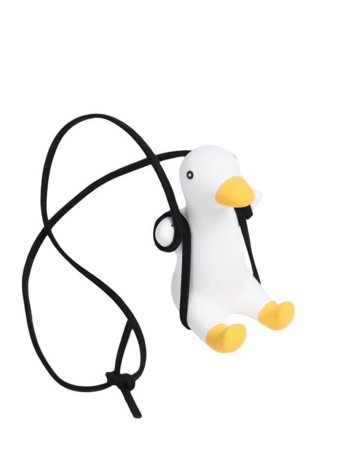 Подвес автомобильный, на зеркало «Утка» высота 6 см, шнурок 50 см