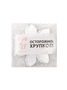 Зеркало настенное «Цветочки», на клеевой основе, акриловое, 16 шт. 7×7 см