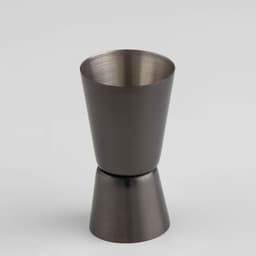 Джиггер Доляна «Металлик», 15/30 мл, нержавеющая сталь, тёмно-серый