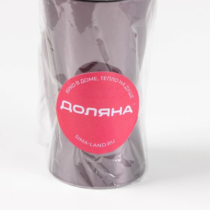 Джиггер Доляна «Металлик», 15/30 мл, нержавеющая сталь, тёмно-серый