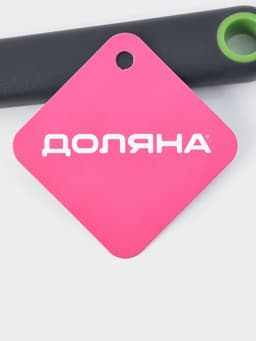 Лопатка кухонная для пиццы Доляна Lime, 25×5 см, чёрно-зелёная