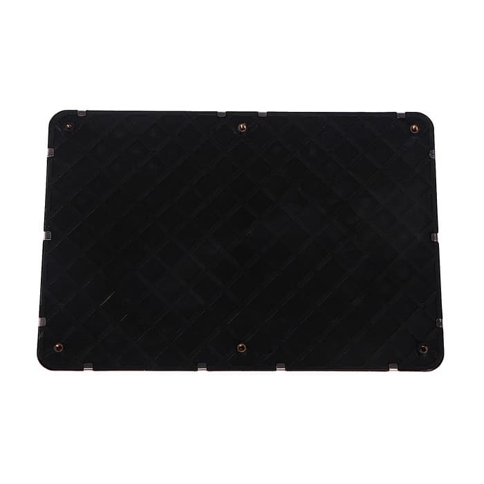 Накладка-подпятник для автоковрика, 24×16, металлическая с креплением